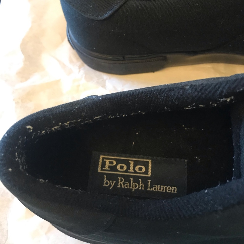 Men’s Polo By Ralph Lauren Black Shoes View 5